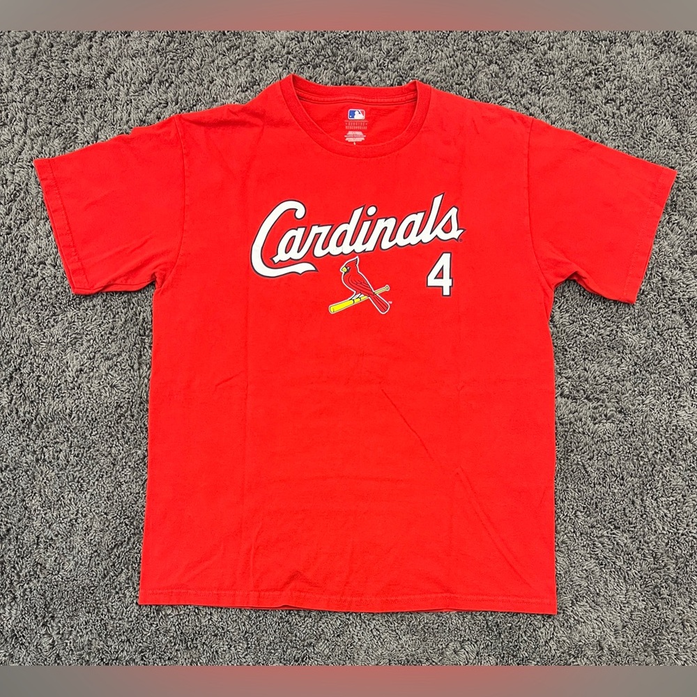 St. Louis Cardinals Yadier Molina Bundle MLB Men’s Large Shirt Baseball & Cards!